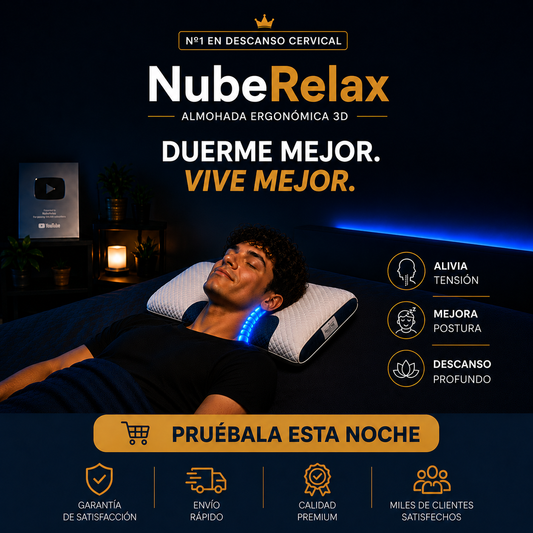 THEGA™ NubeRelax - Almohada Ergonómica 3D