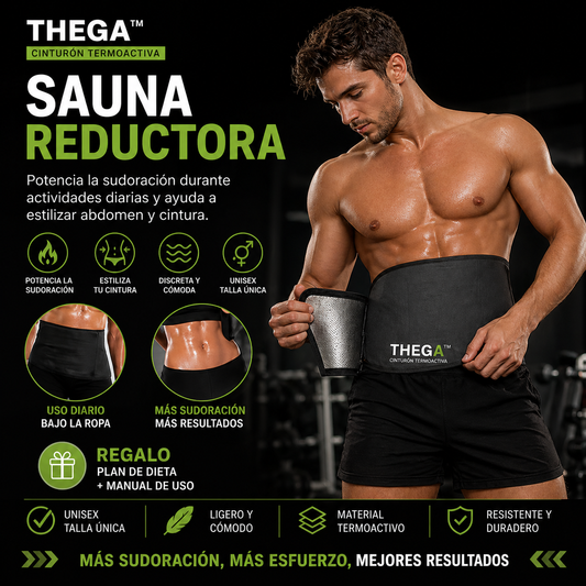 Cinturón THEGA™ con Efecto Termoactivo y Reductor - Empieza Ya la Operación Bikini