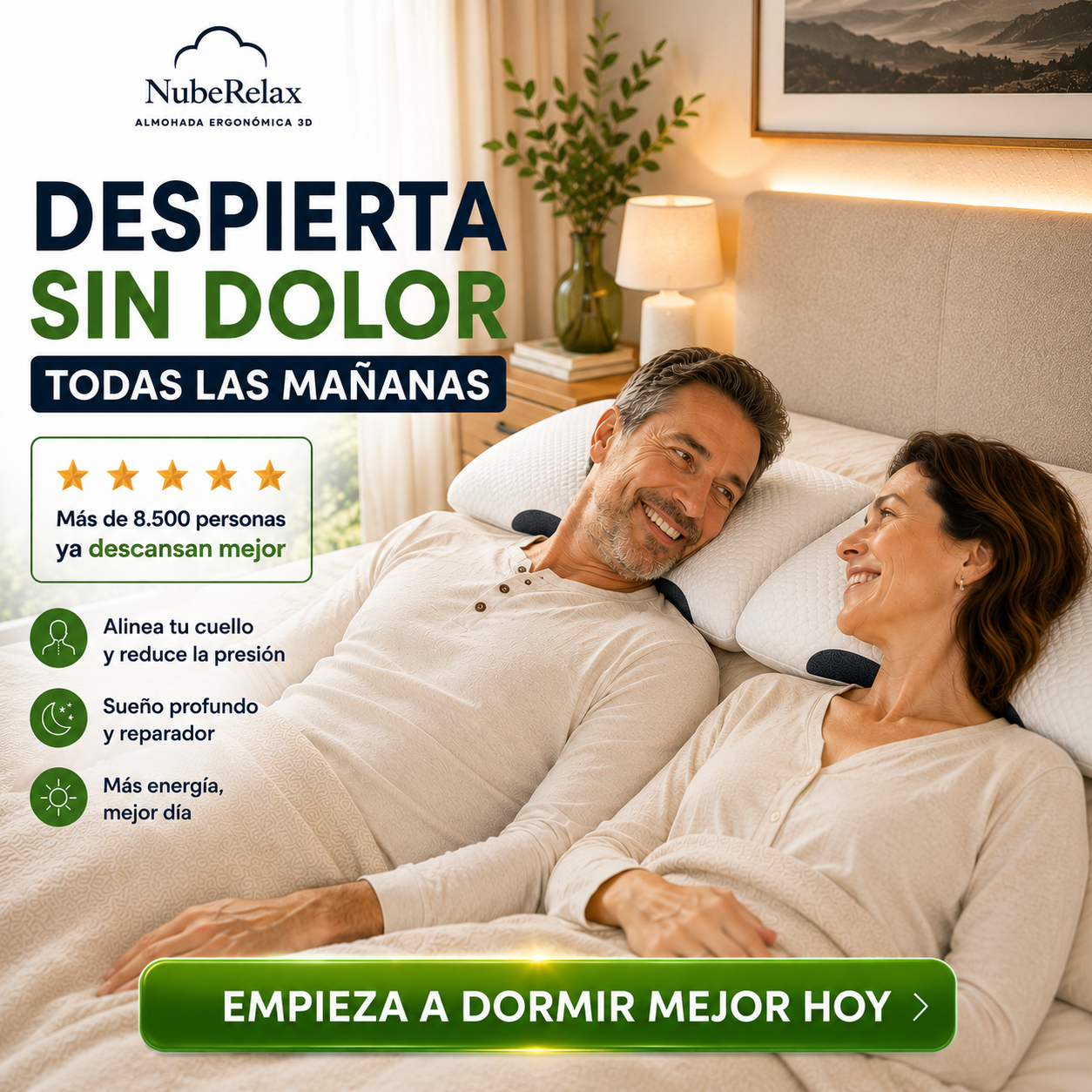 NubeRelax™ 3D – Despierta Sin Dolor