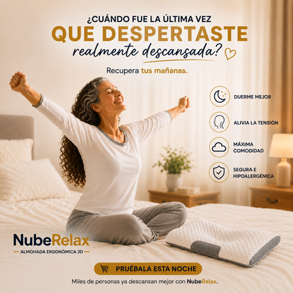 THEGA™ NubeRelax - Almohada Ergonómica 3D