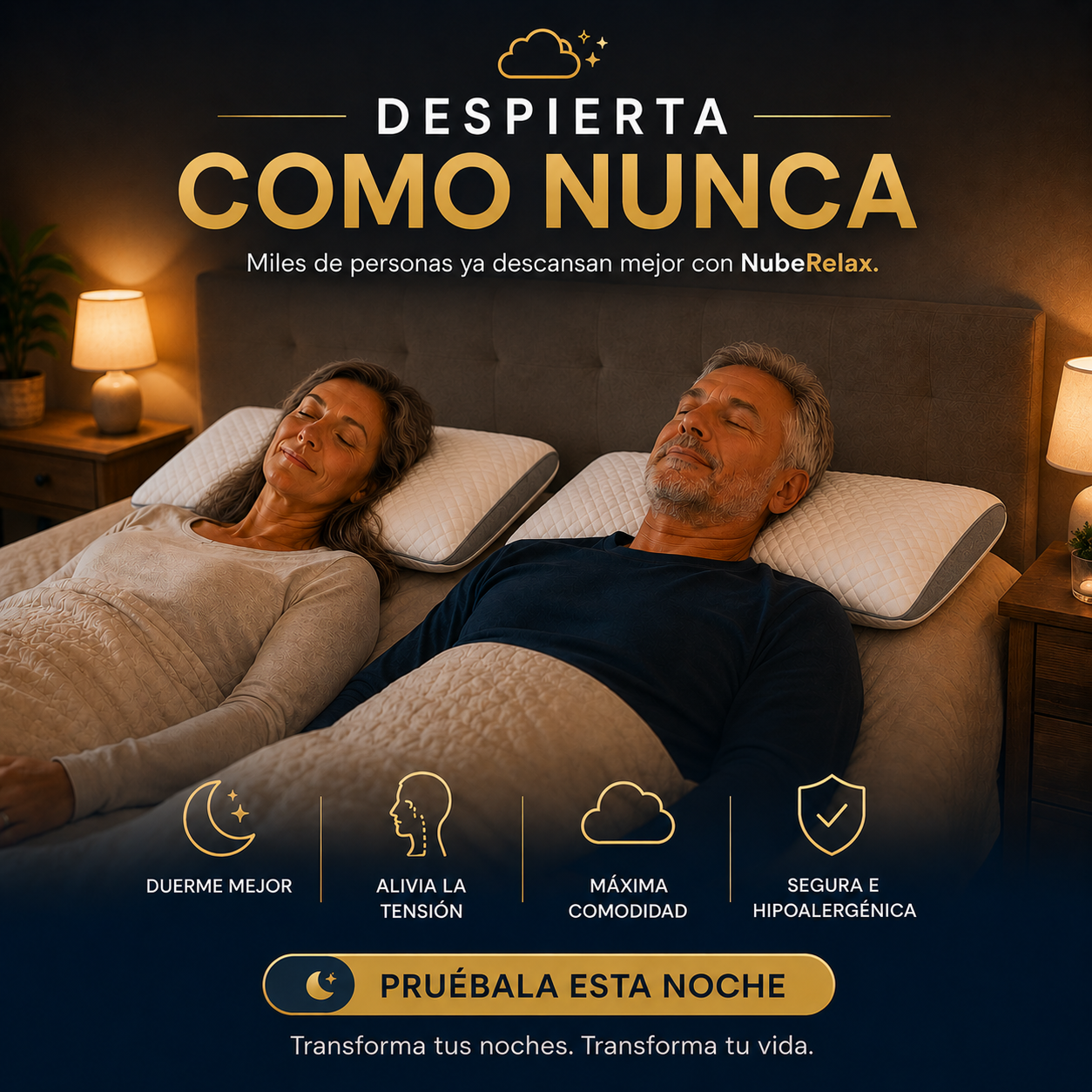 THEGA™ NubeRelax - Almohada Ergonómica 3D