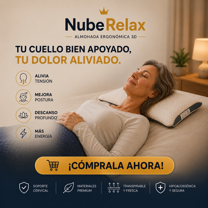 THEGA™ NubeRelax - Almohada Ergonómica 3D