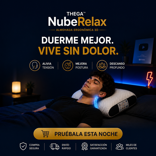 THEGA™ NubeRelax - Almohada Ergonómica 3D
