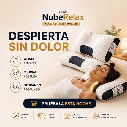 THEGA™ NubeRelax - Almohada Ergonómica 3D