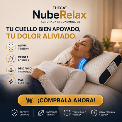 THEGA™ NubeRelax - Almohada Ergonómica 3D