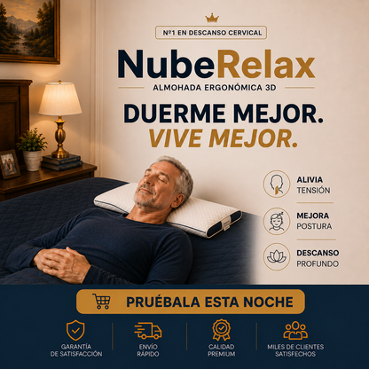THEGA™ NubeRelax - Almohada Ergonómica 3D