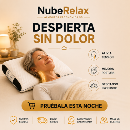 THEGA™ NubeRelax - Almohada Ergonómica 3D