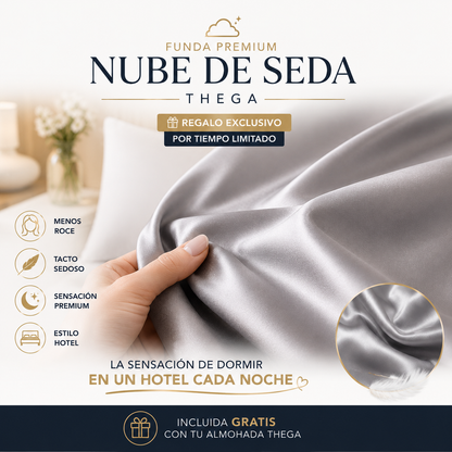 Nube de Seda Como en un Hotel☁️✨ Funda de almohada
