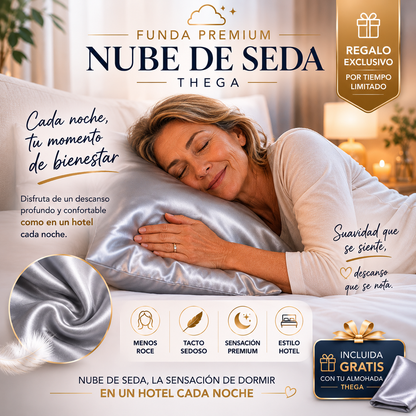 Nube de Seda Como en un Hotel☁️✨ Funda de almohada