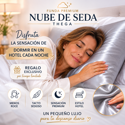 Nube de Seda Como en un Hotel☁️✨ Funda de almohada