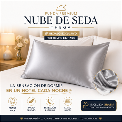 Nube de Seda Como en un Hotel☁️✨ Funda de almohada
