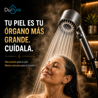 DuPure | Alcachofa de Ducha con Filtro y Alta Presión