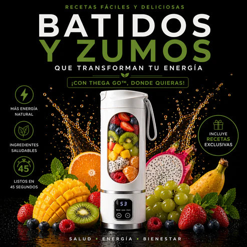 THEGA GO™ -  Batidora Portátil + 🎁 GRATIS acceso al Método THEGA™