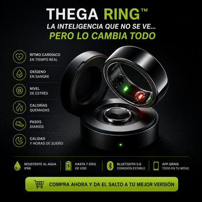 THEGA RING™ - Domina tu salud desde un solo dedo!