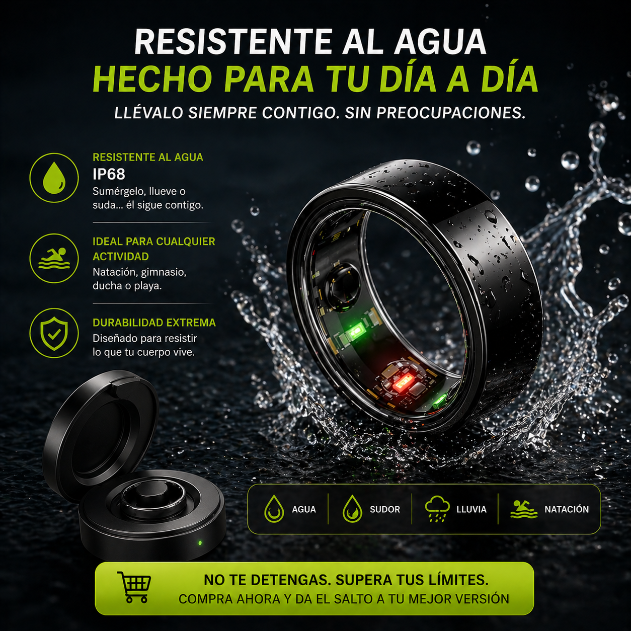 THEGA RING™ - Domina tu salud desde un solo dedo!