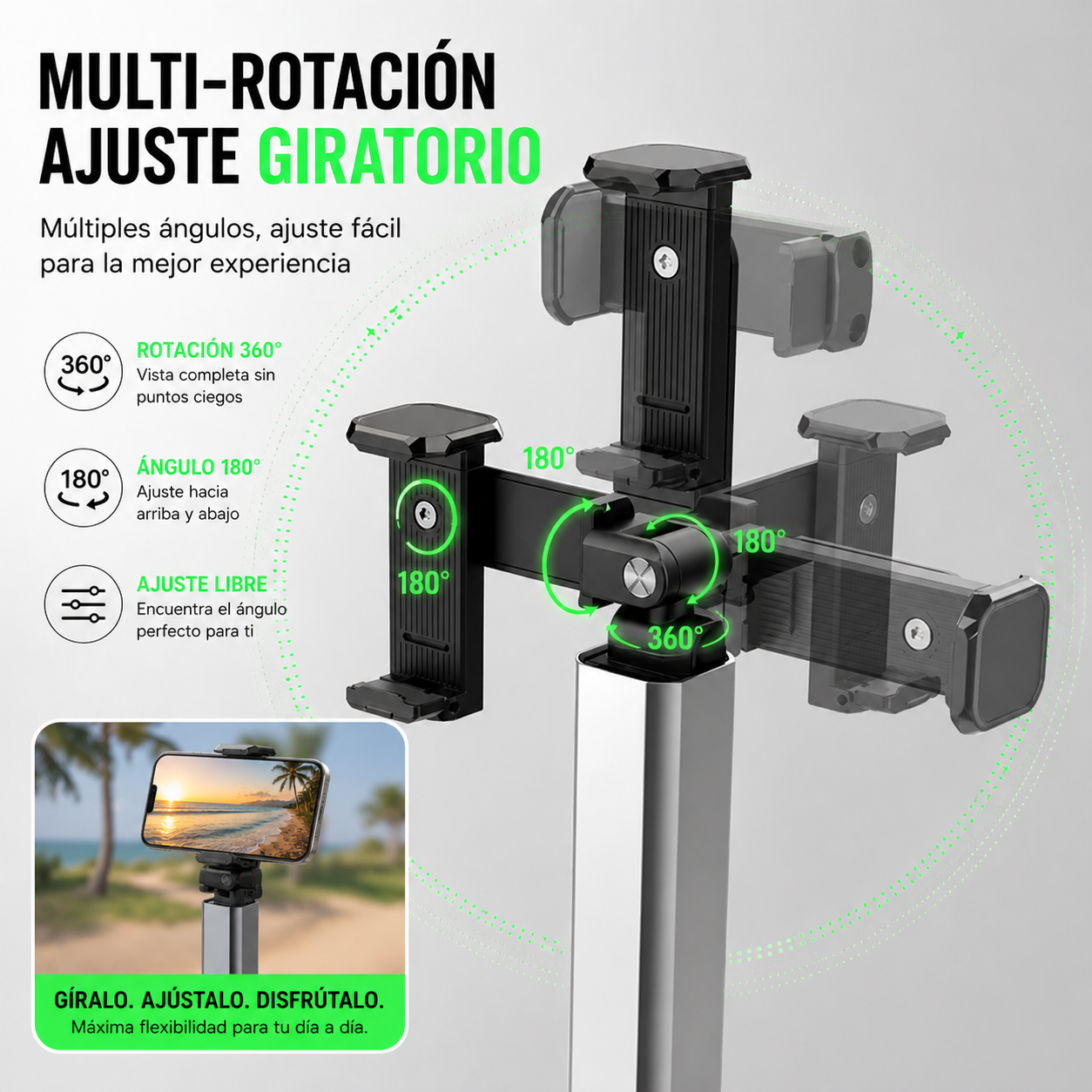 THEGA CLIP™ - SOPORTE DE MÓVIL PORTÁTIL