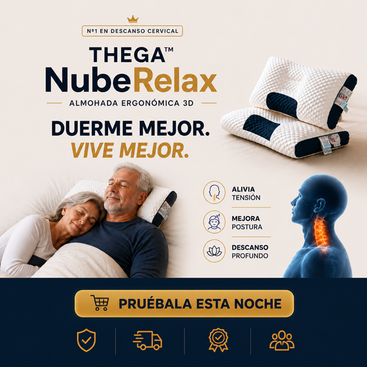 THEGA™ NubeRelax - Almohada Ergonómica 3D