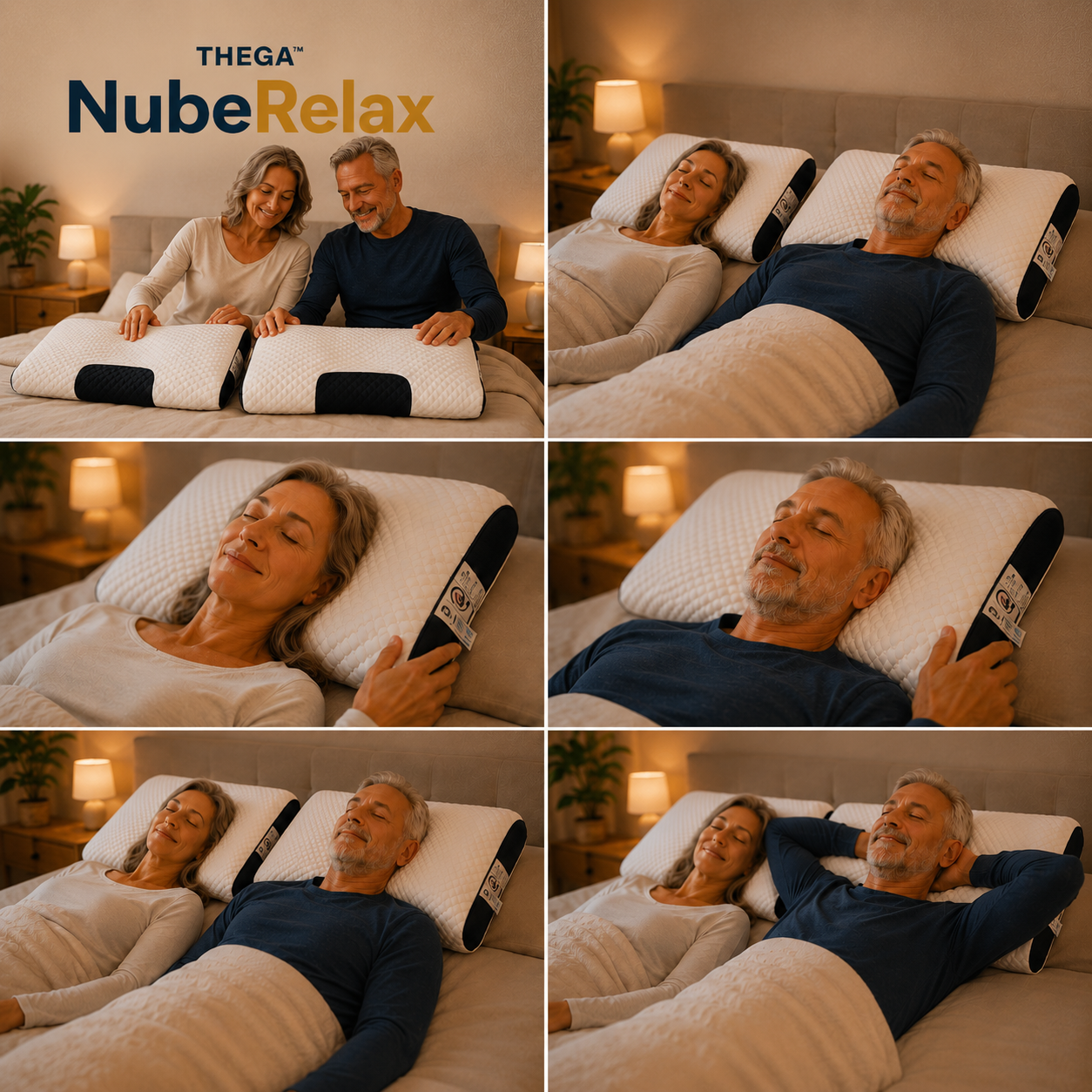 THEGA™ NubeRelax - Almohada Ergonómica 3D