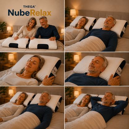 THEGA™ NubeRelax - Almohada Ergonómica 3D