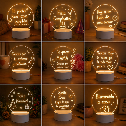 THEGA LAMP™ REDONDA - REGALA EMOCIONES EN EL DÍA DE LAS MADRES