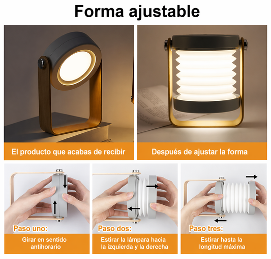 LED THEGA™ - Plegable, Recargable y Portátil Multifunción - Donde Necesites