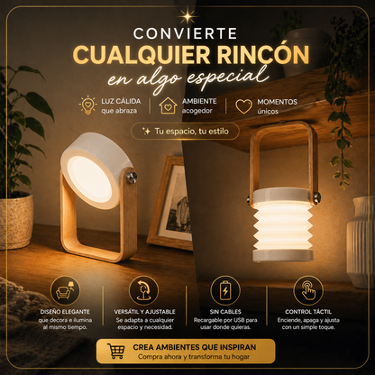 LED THEGA™ - Plegable, Recargable y Portátil Multifunción - Donde Necesites